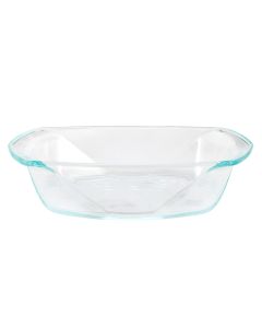 Soho Lounge Carnegie Hill 12.6 inch x 8.3 Inch x 2.8 Inch Tempered Glass Lasagna Pan with Built-in Handles