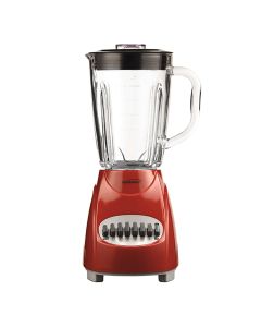 Brentwood 12 Speed Blender Glass Jar -Red
