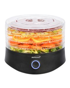 Brentwood 5 Tray Food Dehydrator in Black with Auto Shut Off